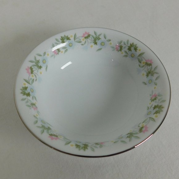 Johann Haviland Forever Spring Set 4 Fruit Berry Sauce Bowls 5" Bavaria Germany - Picture 7 of 12